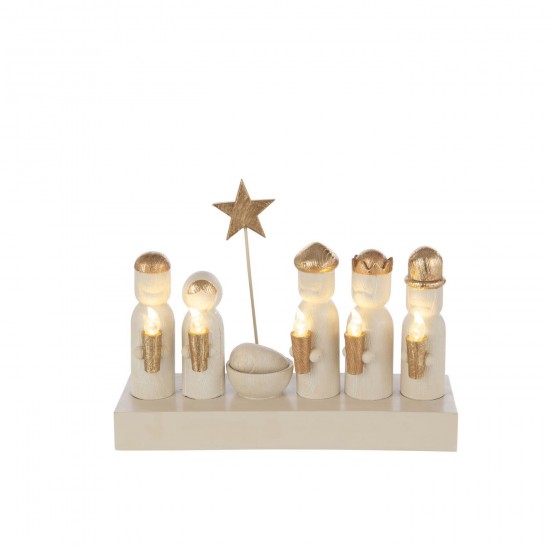 Jline 55533 Figuren Figurines Figurines Figuren Figuritas Sculture DECORATIE Winter Kerst.