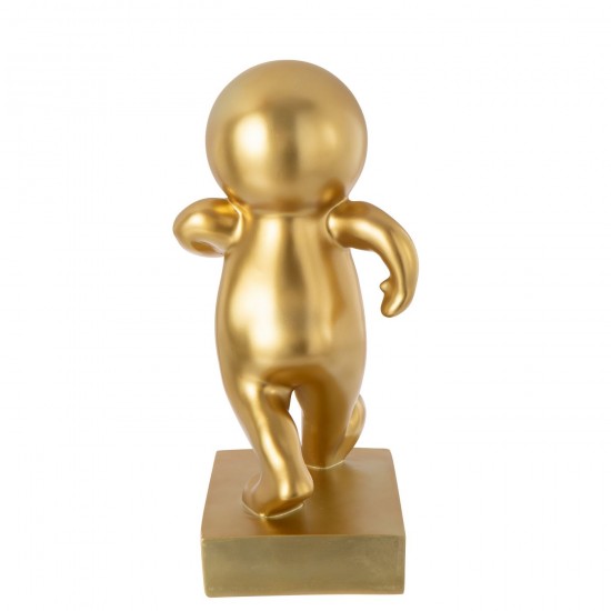 Jline Marcel Wandelend Kalk Goudkleurig.