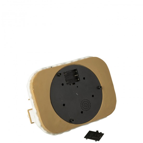 J Line Gingerbread Castle Train Limepowder Beige White objects.