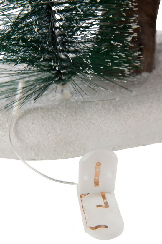 J Line Bear Led Tree Ski Limepowder Multicolored bears.