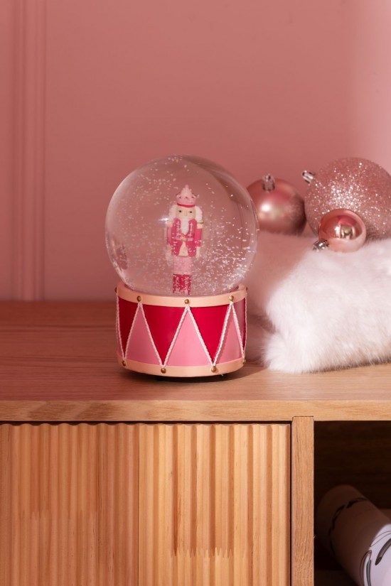 Jline Globo De Agua Cascanueces Cal En Polvo Blanco Rosa.