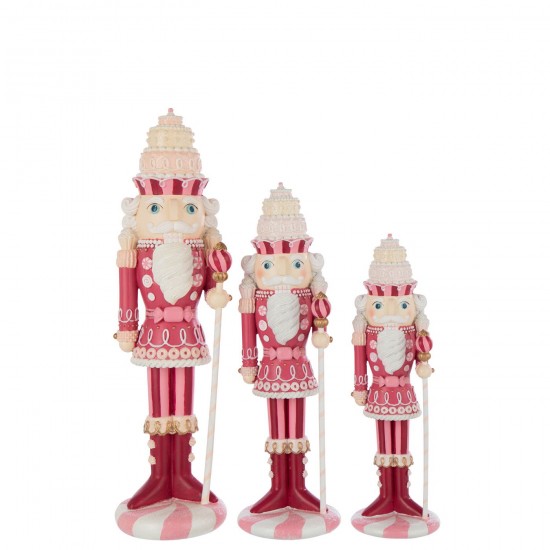 J Line Gens personnes Jolipa Casse Noisette Bonbon Poudre De Chaux Blanc Rose Large.