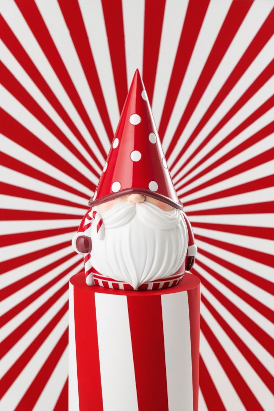 J Line Babbo Natale Pallini Polvere Di Calce Rosso Natale Bianco Papá Noel Puntos Cal En Polvo Rojo Navidad Blanco.