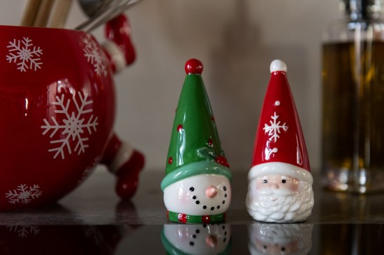 J Line 55675 peper en zout set Geschirr Keuken Accessoires Salieres Decoratie Pepervatje Decorations Cuisine Accessoires Set s.