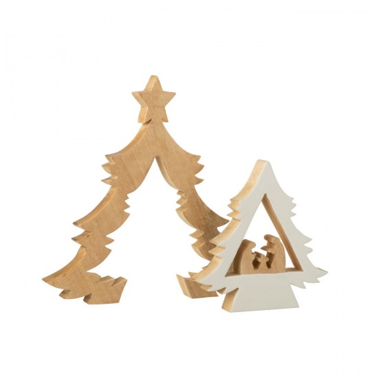 Jline 55704 Figuren Figurines Figurines Figuren Figuritas Sculture DECORATIE Winter Kerst.