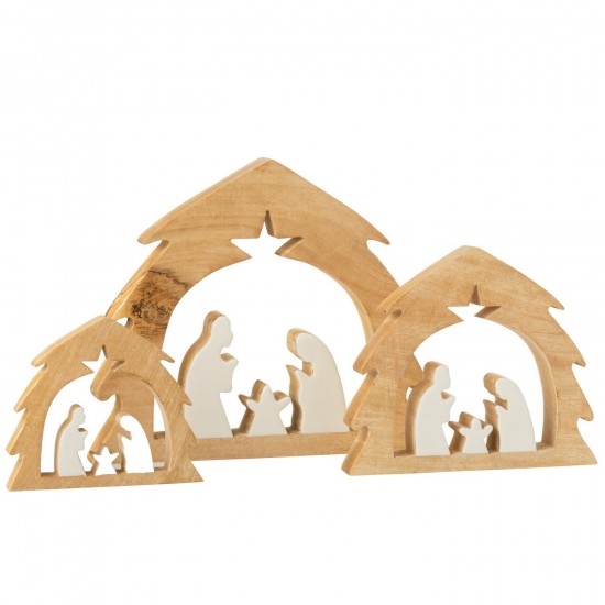 Jline 55711 Figuren Figurines Figurines Figuren Figuritas Sculture DECORATIE Winter Kerst.