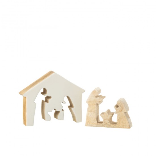 Jline 55713 Figuren Figurines Figurines Figuren Figuritas Sculture DECORATIE Winter Kerst.