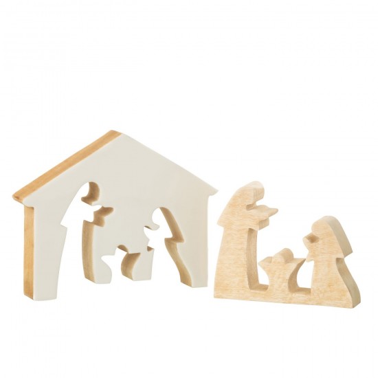 Jline 55714 Figuren Figurines Figurines Figuren Figuritas Sculture DECORATIE Winter Kerst.