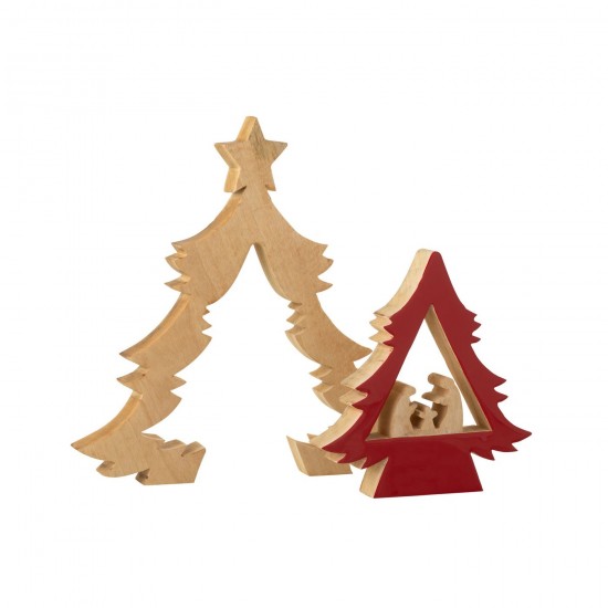 Jline 55723 Figuren Figurines Figurines Figuren Figuritas Sculture DECORATIE Winter Kerst.