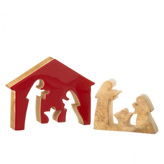 Jline 55728 Figuren Figurines Figurines Figuren Figuritas Sculture DECORATIE Winter Kerst.