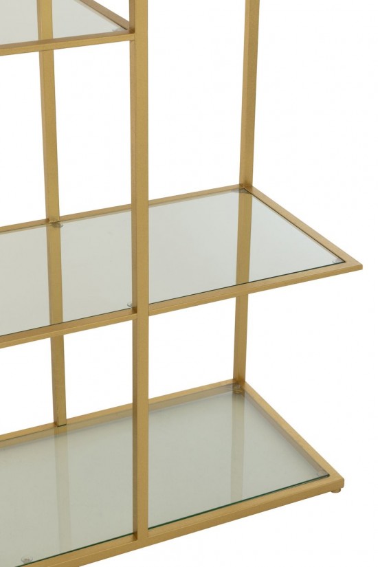 Jline Regal Eisen Glas Goldfarben regale bretter gestelle.