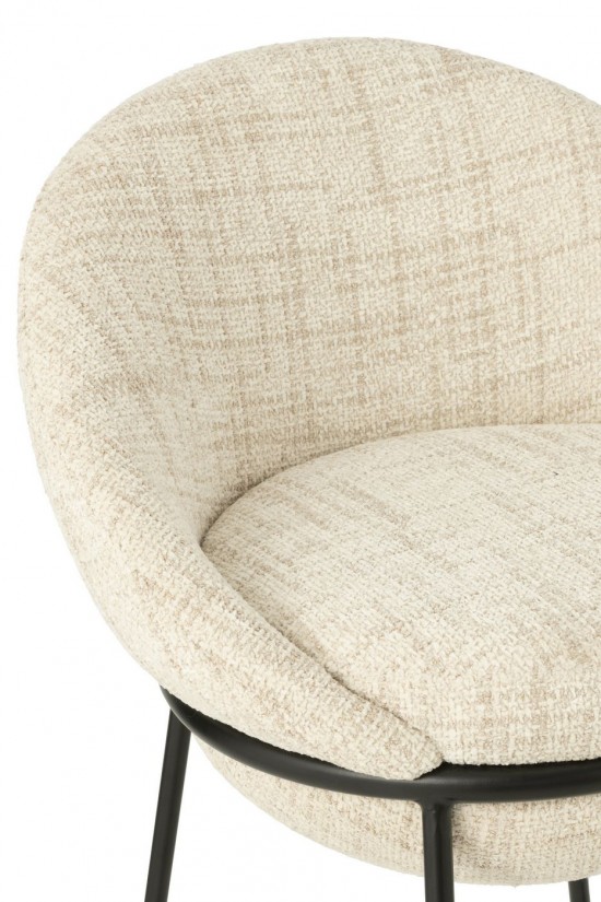 Jline Barhocker Eisen Beige Schwarz barhockers barstuhl barstuehle.