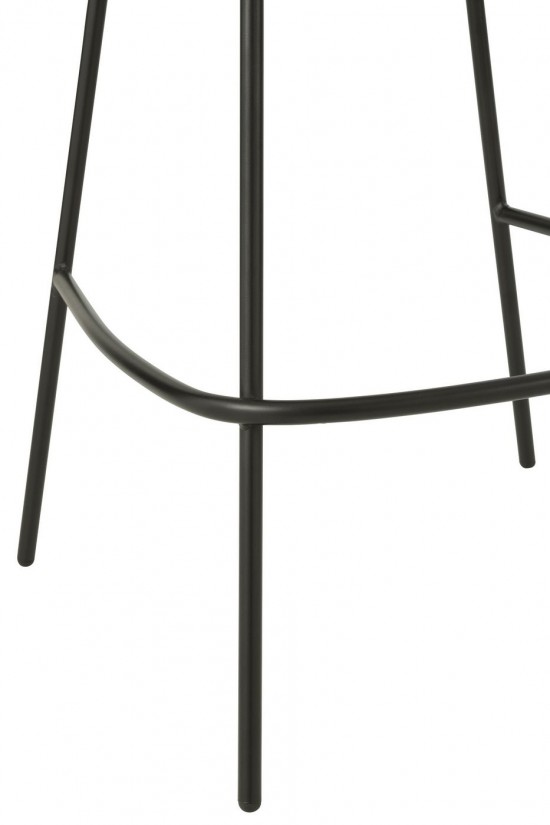 J Line Bar Stool Iron Grey Black bar stools.
