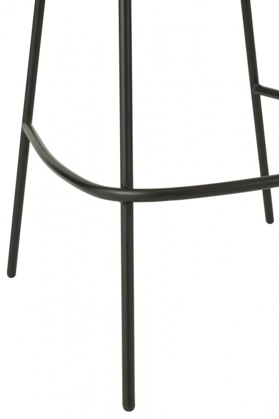 J Line Bar Stool Iron Light Pink Black bar stools.