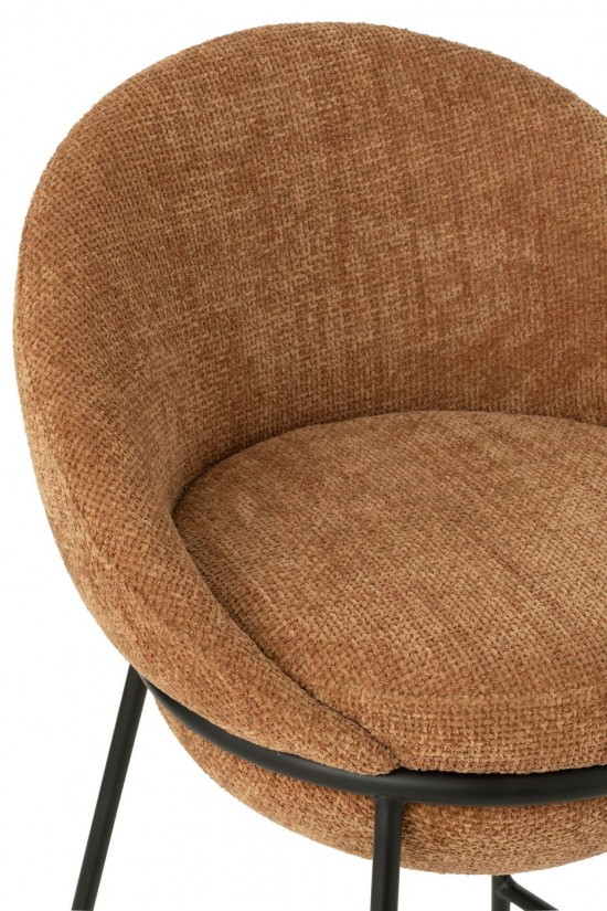 Jline Barhocker Eisen Terracotta Schwarz barhockers barstuhl barstuehle.