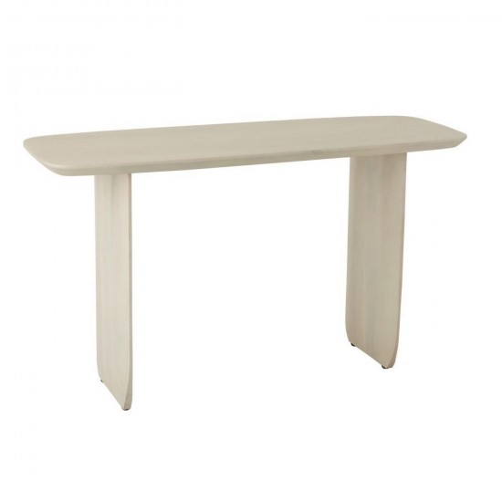 J Line Console Acaciahout Wit L130xB46xH76 cm consoles wandtafels JO55825.