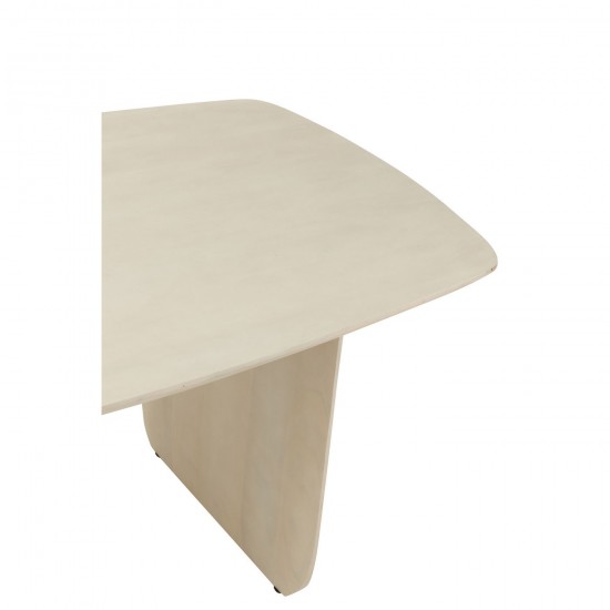 J Line Dining Table Acacia Wood White dining dinner tables.