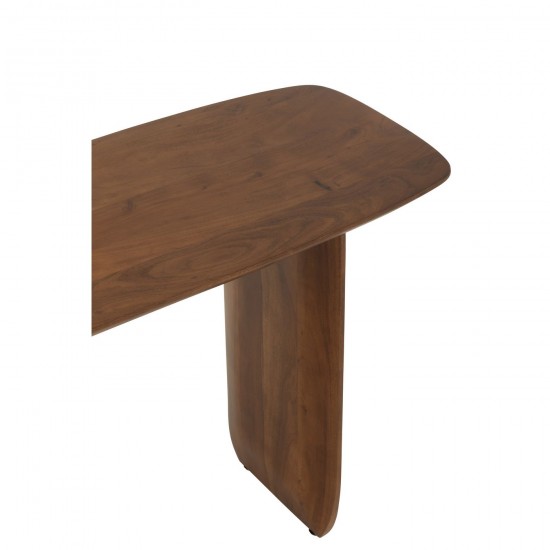 J Line Console Acacia Wood Brown sidetables.