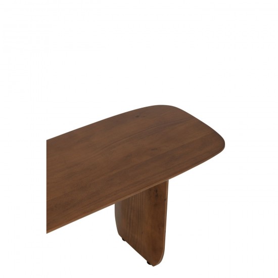 J Line Bench Acacia Wood Brown sofas couches.