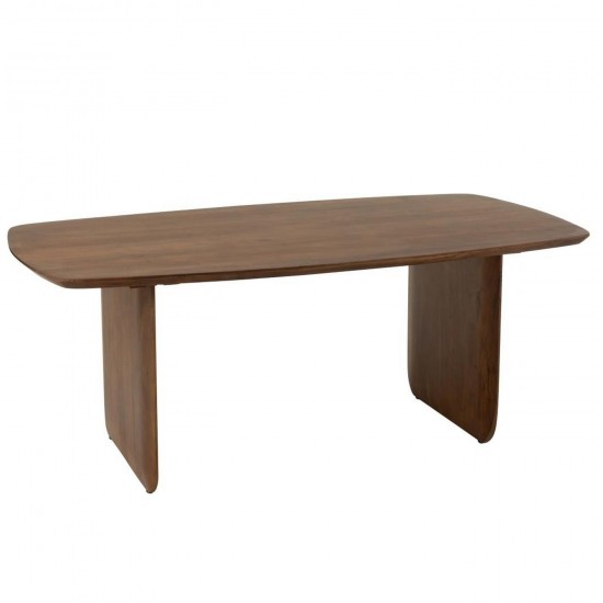 J Line Eettafel Acaciahout Bruin L190xB100xH76 cm eettafels keukentafels woonkamer JO55830.