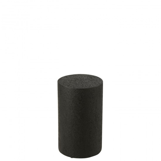 J Line Sokkel Cilinder Mdf Zwart Medium L30xB30xH70 cm kolommen kolonnen zuilen staanders sokkels zuilen JO55887.