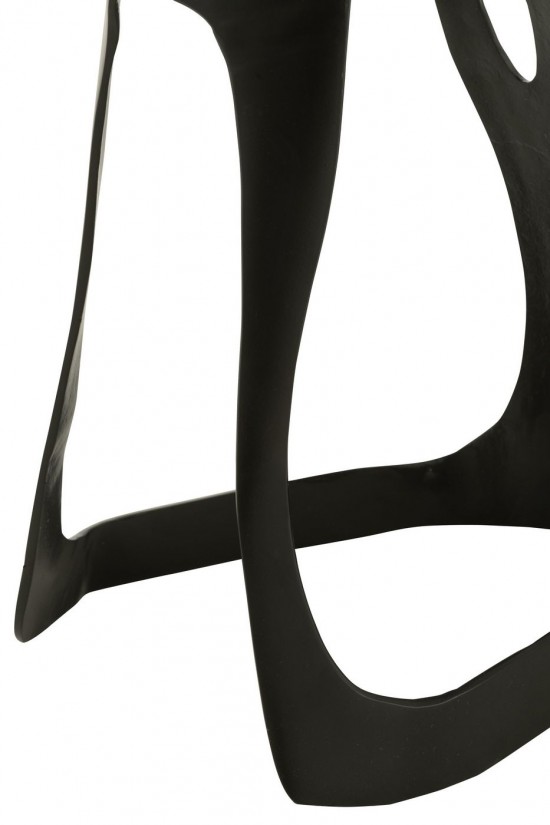 J Line Side Table Aluminium Stone Black White Large nested side tables sidetables.