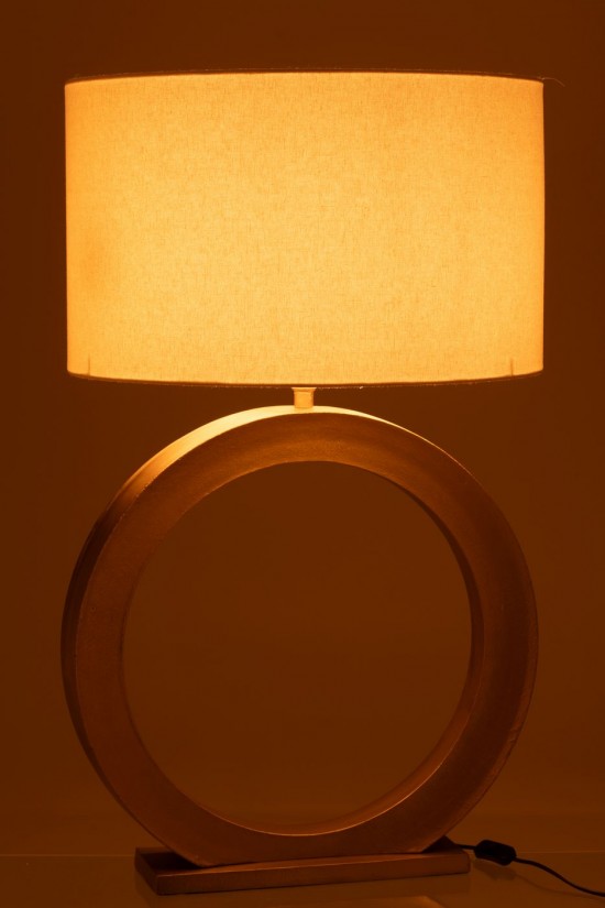 J Line Éclairage Armatures Luminaires D'intérieur Pieds De Lampe Avec Abat Jour Lampes De Table Jolipa Lampe Rond Aluminium Do.