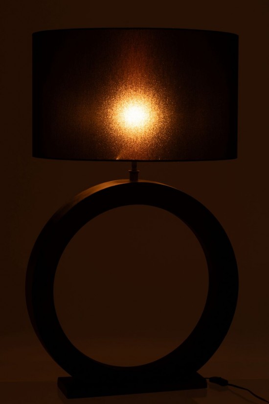 J Line Éclairage Armatures Luminaires D'intérieur Pieds De Lampe Avec Abat Jour Lampes De Table Jolipa Lampe Rond Aluminium No.