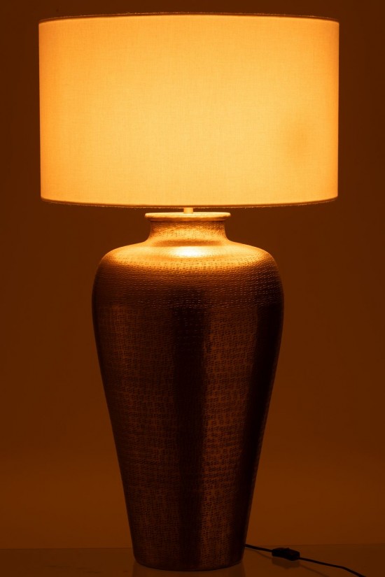 J Line Éclairage Armatures Luminaires D'intérieur Pieds De Lampe Avec Abat Jour Lampes De Table Jolipa Maison Lamp Cylindre Al.