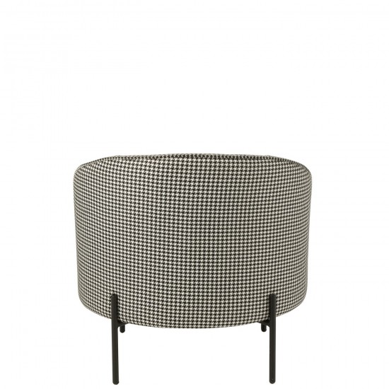 Jline Zetel Pied De Poule Ijzer Zwart Wit.