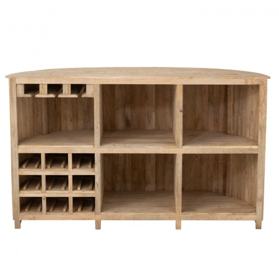 Jline Barkast Lounge Mangohout Naturel.