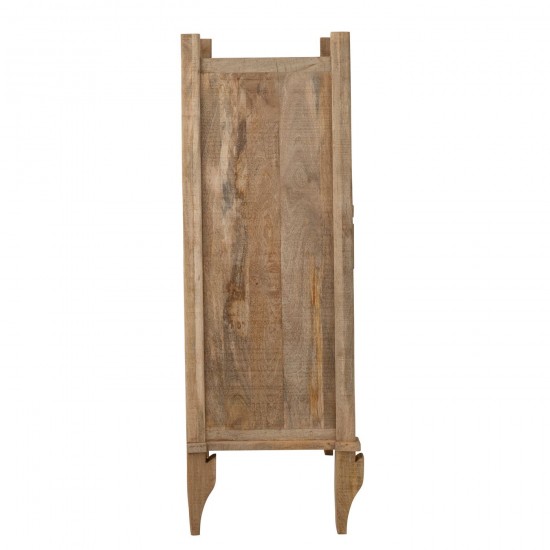 J Line armoires Jolipa Meuble Silex Bois De Manguier Naturel.