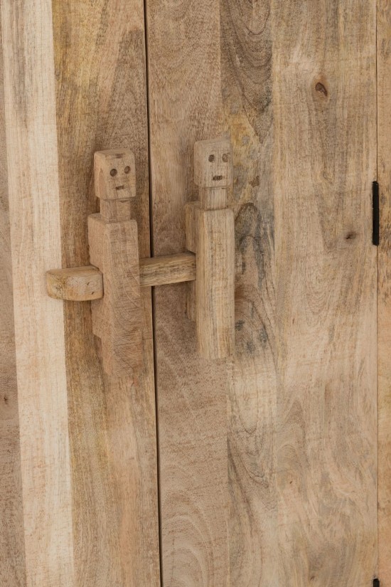 Jline Kabinett Silex Mango Holz Naturell schrank.