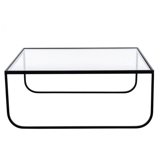 J Line coussins Jolipa Coussin Pied De Poule Coton Blanc Noir.