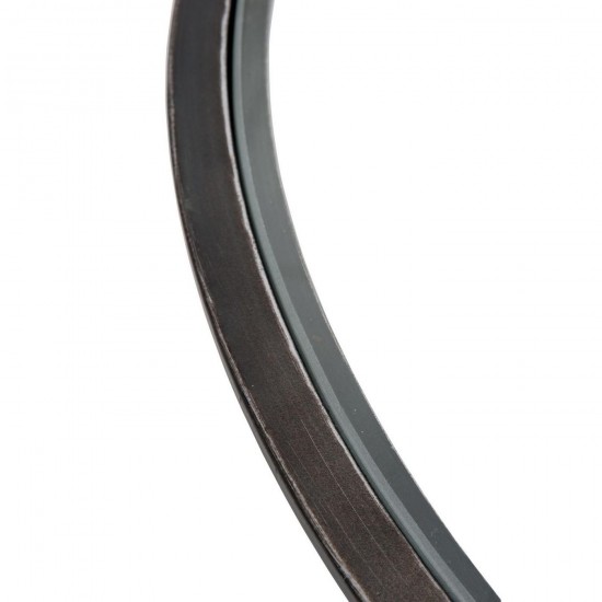 J Line Pouffe Pied De Poule Cotton White Black hassocks footstools.