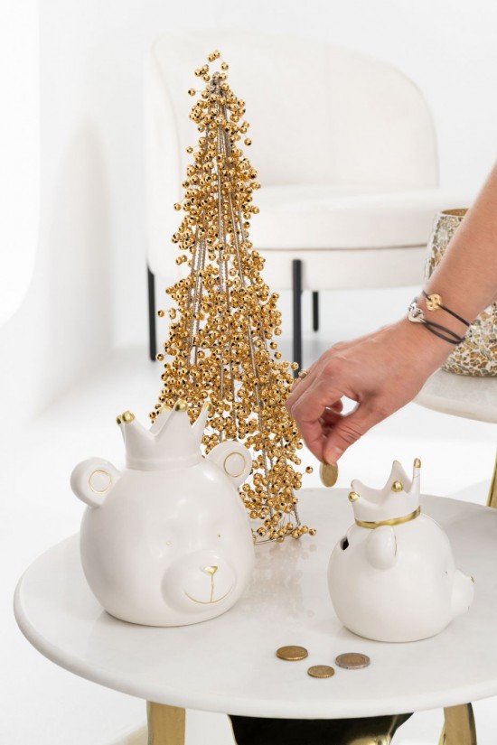 J Line Cono Perle Acrilico Oro Large Cono Cuentas Acrílico Dorado Large.