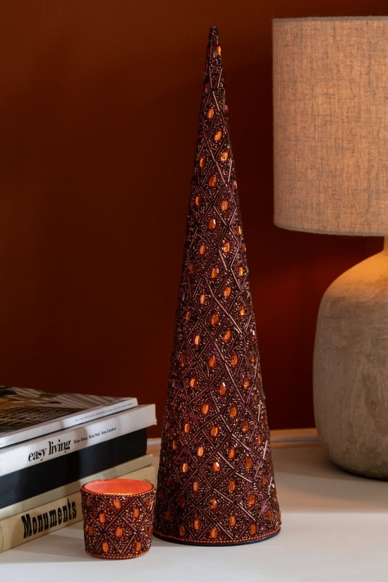 J Line 56453 Decorazione Dekoration Wohnzubehoer Decoracion cone Kerstkonus Konus kegel Kerstkonussen Cones Cones cone kegel K.