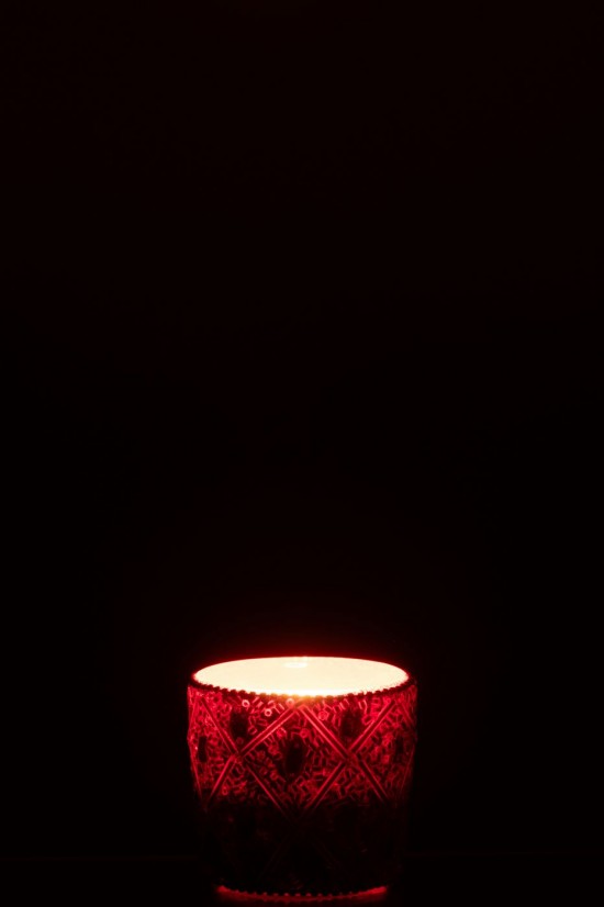 J Line photophores Jolipa Photophore Verre Perles Rouge Noël Small.