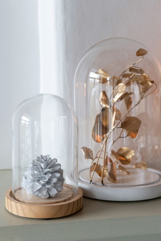 J Line Campana Decorativa Vetro Naturale Small Campana Decorativa Vidrio Natural Small.