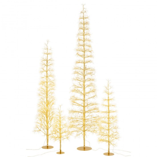 Jline Baum Led Warmweiße Leuchten Eisen Goldfarben Extra Large weihnachtsbaum weihnachtsbaeume.