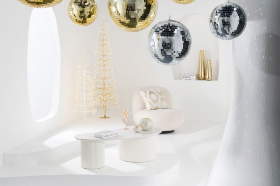 J Line Albero Led Luci Bianco Caldo Ferro Bianco Large Árbol Led Luces Blancas Cálidas Plancha Blanco Large.