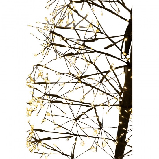 Jline Boom Led Warm Witte Lichten Ijzer Zwart Extra Large.