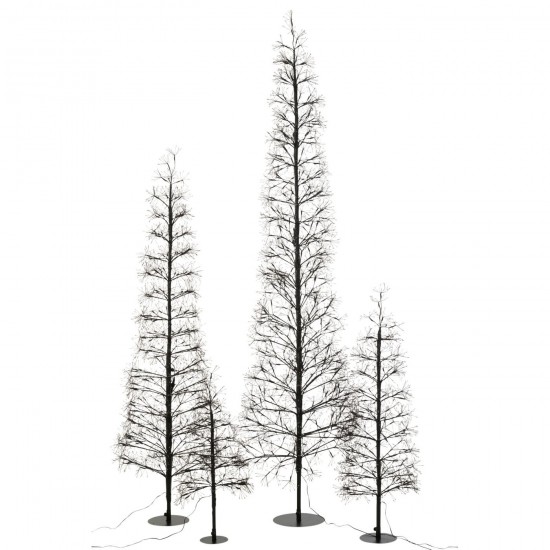 J Line 56536 Weihnachtsbaum Figurines Weihnachtsbaeume arbres de noel sur pied christmas trees on foot Beelden Woon Accessoire.