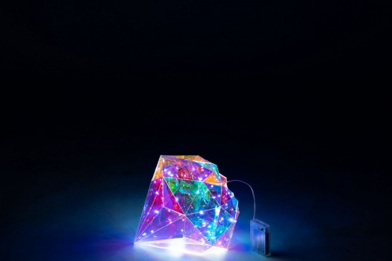 J Line hivers Jolipa Diamant Led Pvc Multicolore Small.