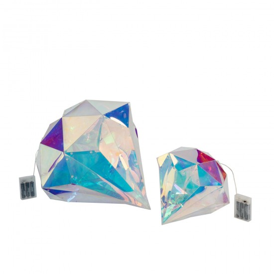 Jline Diamant Led Pvc Meerkleurig Large.