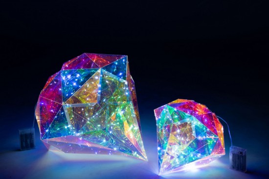 Jline Diamant Led Pvc Mehrfarbig Large.