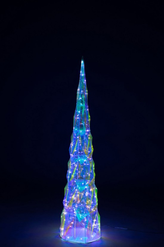 J Line hivers Jolipa Arbre Led Pvc Multicolore Medium.