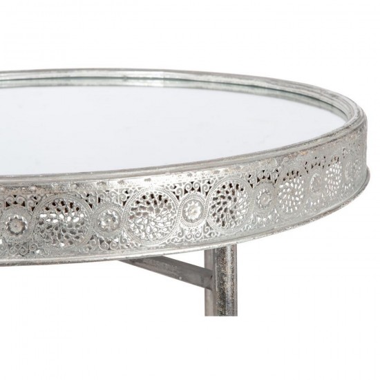 J Line hiboux statuettes Jolipa Hibou Manteau Polyester Beige Blanc Small.