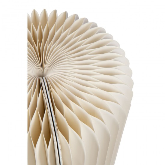 J Line Pouffe Foldable Paper Off White hassocks footstools.