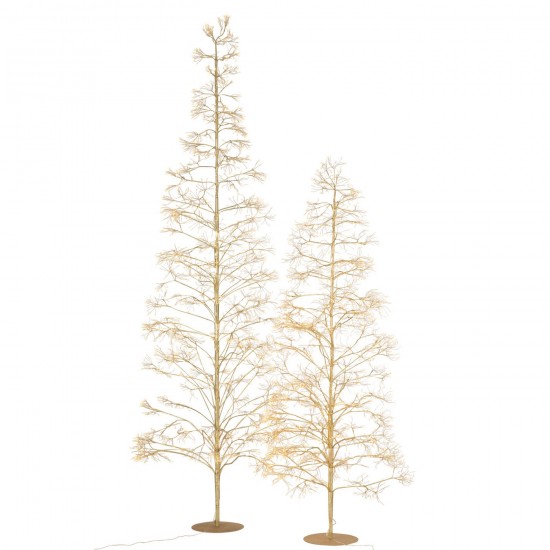 Jline Baum 3000 Led Metall Goldfarben Large weihnachtsbaum weihnachtsbaeume.